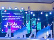 Sôi động Ngày hội thanh thiếu nhi và chương trình nghệ thuật Dấu ấn tuổi ngọc